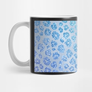 Blue shinny glitter Mug